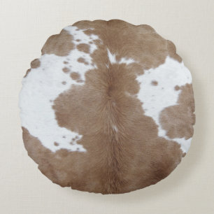 Coussins Ronds Peau de vache