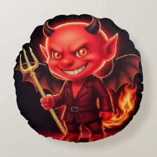 Coussins Ronds Petit Diable effronté