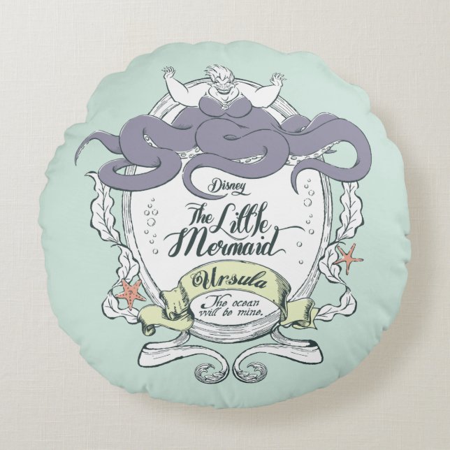 Coussins Ronds Petite mère| Ursula - L'Océan sera à moi (Devant)