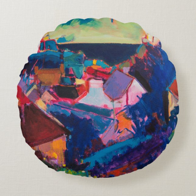 Coussins Ronds Peu d'asile (Devant)