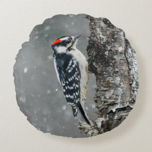 Coussins Ronds Pic Downy en neige - Photo originale