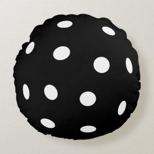 Coussins Ronds Pickleball noir