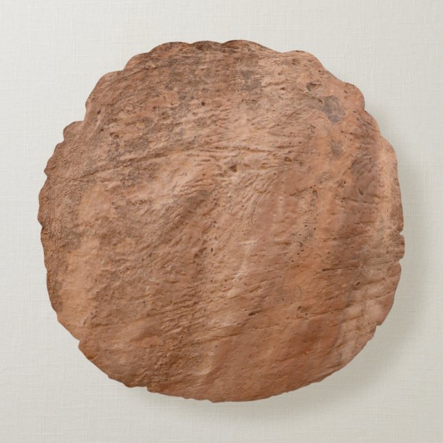 Coussins Ronds Pierre Brown Rock naturel (Devant)