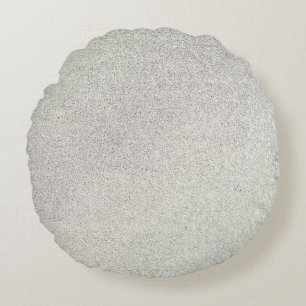 Coussins Ronds Pierre d'argent Gary Marbre d'or Parties scintilla