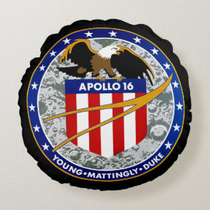 Coussins Ronds Pilote de lancement Apollo 16
