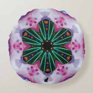 Coussins Ronds Pinkie Kaleidoscope