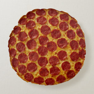 Coussins Ronds Pizza de pepperoni