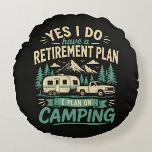 Coussins Ronds Plan de retraite de camping