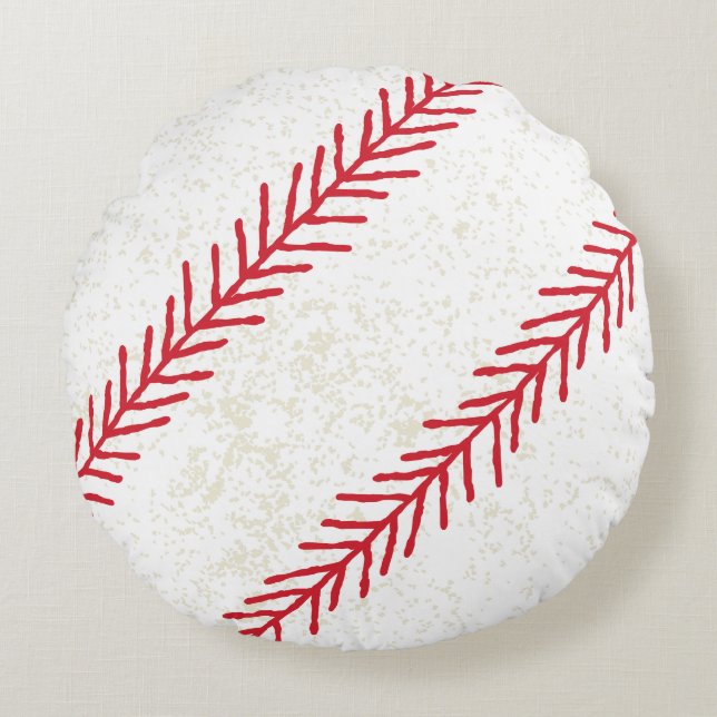 Coussins Ronds Point 16" de base-ball carreau rond (Devant)