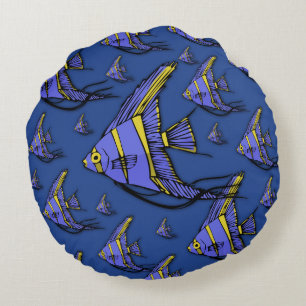 Coussins Ronds Poisson-ange #2