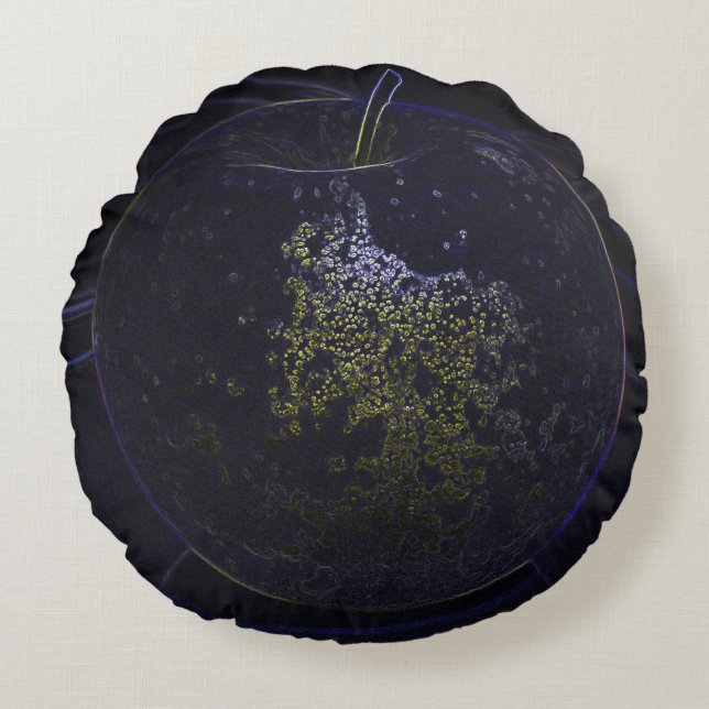 Coussins Ronds pomme dorée (Devant)