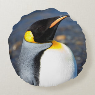 Coussins Ronds Portrait de pingouin