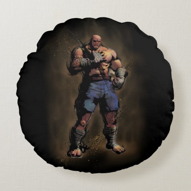 Coussins Ronds Position de Sagat (Devant)