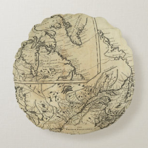 Coussins Ronds Possessions britanniques en Amérique du Nord 2