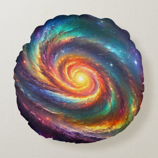 Coussins Ronds Pride Galaxy -  (Devant)