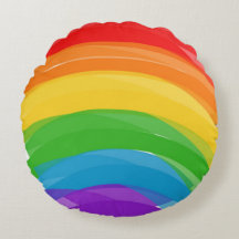 Pride Rainbow Pouf