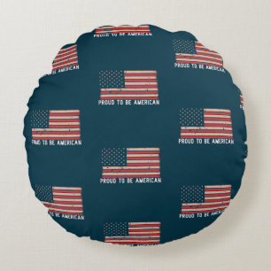 Coussins Ronds Proud to be American