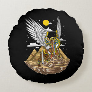 Coussins Ronds Pyramides égyptiennes Sphinx