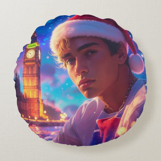 COUSSINS RONDS RAPPY X-MAS (Devant)