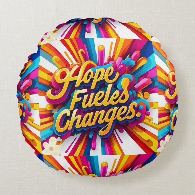 Coussins Ronds "Renaissance de l'âme" (Devant)