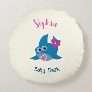 Coussins Ronds Requin-bébé