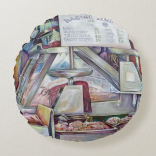 Coussins Ronds Retour en dix minutes, l'anniversaire de ma femme 