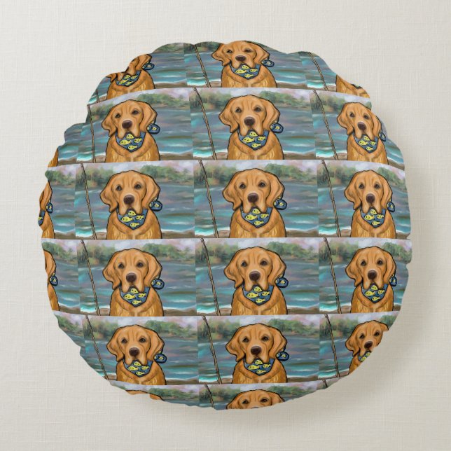 Coussins Ronds Retriever doré (Devant)