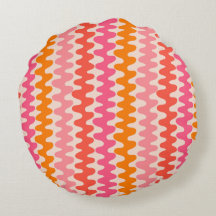 Retro Dessin- rose& orange