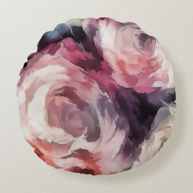 Coussins Ronds Rose (Devant)