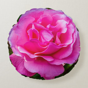 Coussins Ronds Rose délicate.