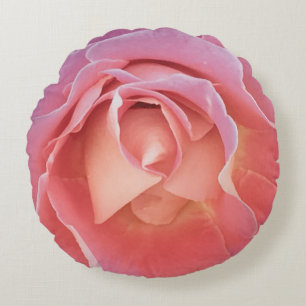 Coussins Ronds Rose rose lustre