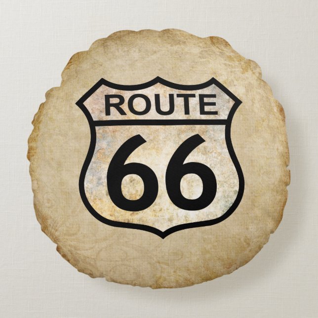 Coussins Ronds Route 66 (Devant)