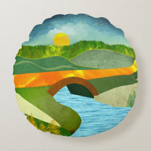 Coussins Ronds Route d'or