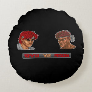 Coussins Ronds Ryu contre Adon 2