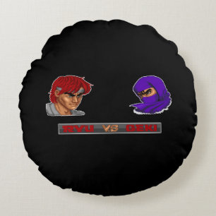 Coussins Ronds Ryu contre Geki