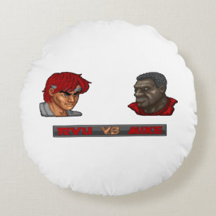 Coussins Ronds Ryu contre Mike