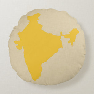 Coussins Ronds Saffron Spice Moods Inde
