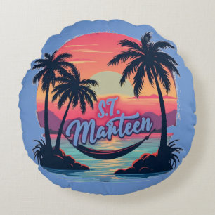 Coussins Ronds Saint-Martin Sunset Hamac