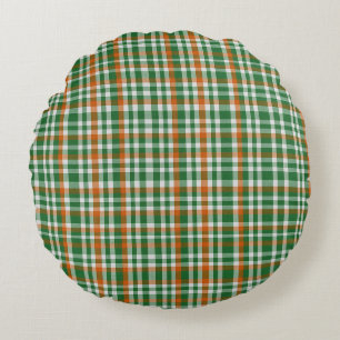 Coussins Ronds Saint Patrick's day Irlande Drapeau couleur en vic