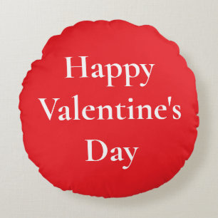 Coussins Ronds Saint Valentin Romantique Rouge mignonne coloré 20