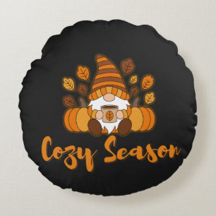 Coussins Ronds Saison cosy Design esthétique automne pour Lov d