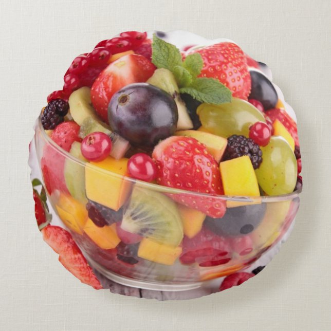 Coussins Ronds Salade de fruit frais (Devant)