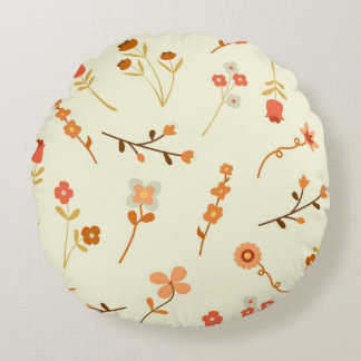 Coussins Ronds Sanctuaire et Spa Amour de Soi Rétro Terracotta