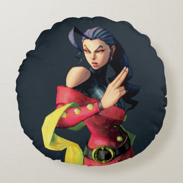 Coussins Ronds S'est levé supportant deux doigts (Devant)