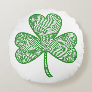 Coussins Ronds Shamrock