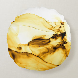 Coussins Ronds Silhouette Cocotier Palmier À L'Extérieur
