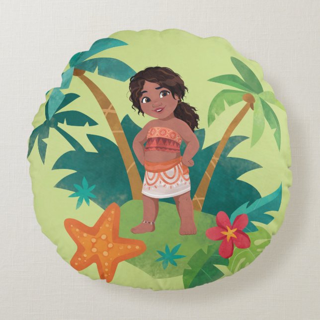 Coussins Ronds Simea Island Graphic (Devant)