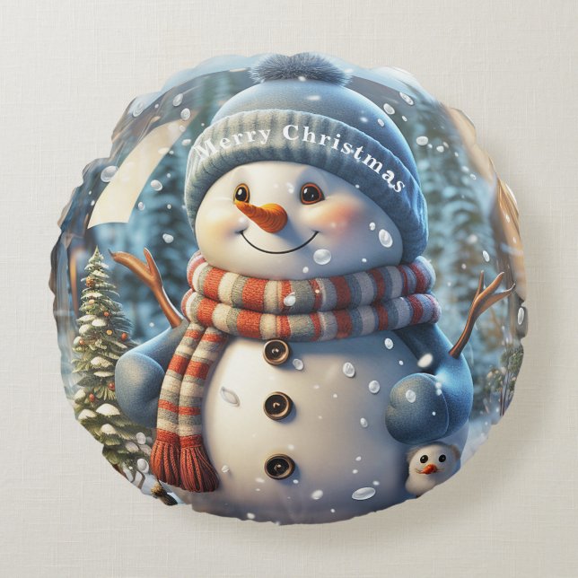 Coussins Ronds Snowglobe (Devant)