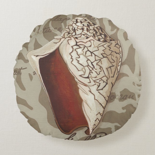 Coussins Ronds Sonnet maritime IV (Devant)