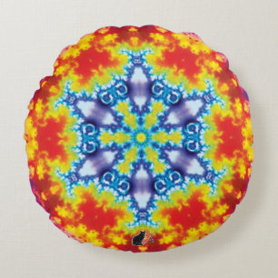 Coussins Ronds Sparky Kaleidoscope